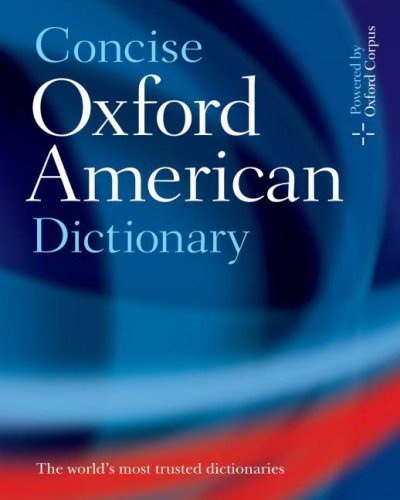 Concise Oxford American dictionary