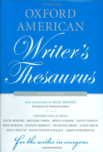 Oxford American writer's thesaurus