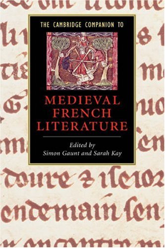 The Cambridge companion to medieval French literature