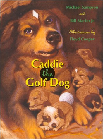 Caddie, the golf dog