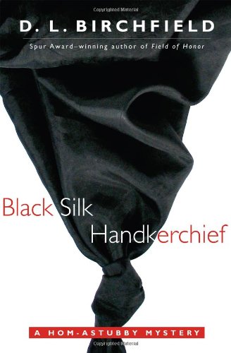Black silk handkerchief
