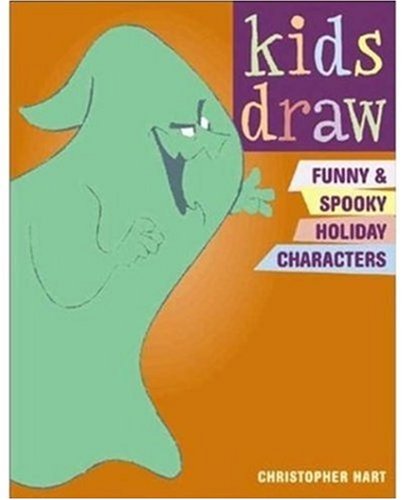 Kids draw funny and spooky holiday characters