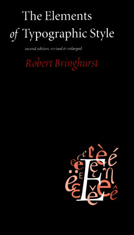 The elements of typographic style