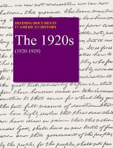 Defining Documents in American History: The 1920s